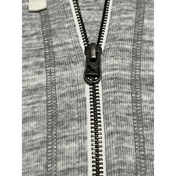 Eddie Bauer Full Zip Hoodie Sweatshirt Size XS Gray Athleisure Preppy Loungewear - Picture 5 of 13